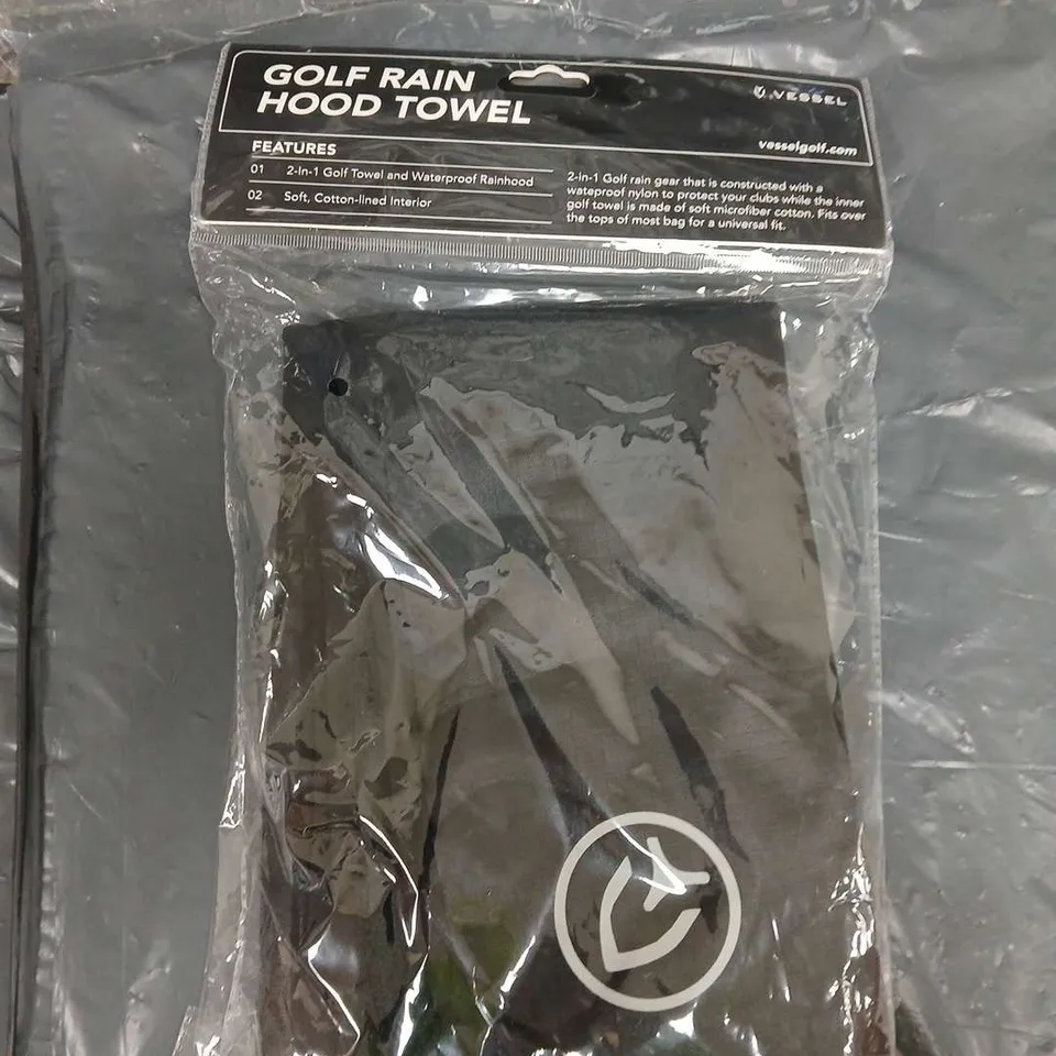 VESSEL GOLF RAIN HOOD TOWEL