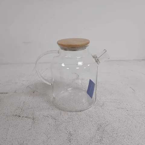LIFE IDEAS GLASS TEA POT BOXED