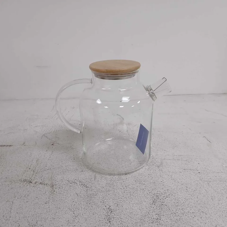 LIFE IDEAS GLASS TEA POT BOXED