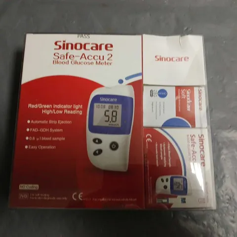 SINOCARE SAFE-ACCU 2 BLOOD GLUCOSE METER