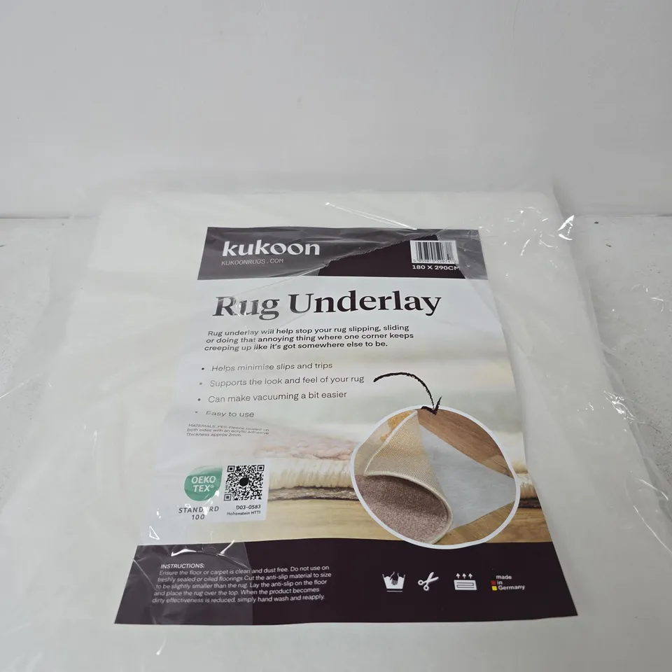 KUKOON RUG UNDERLAY 180 X 290CM