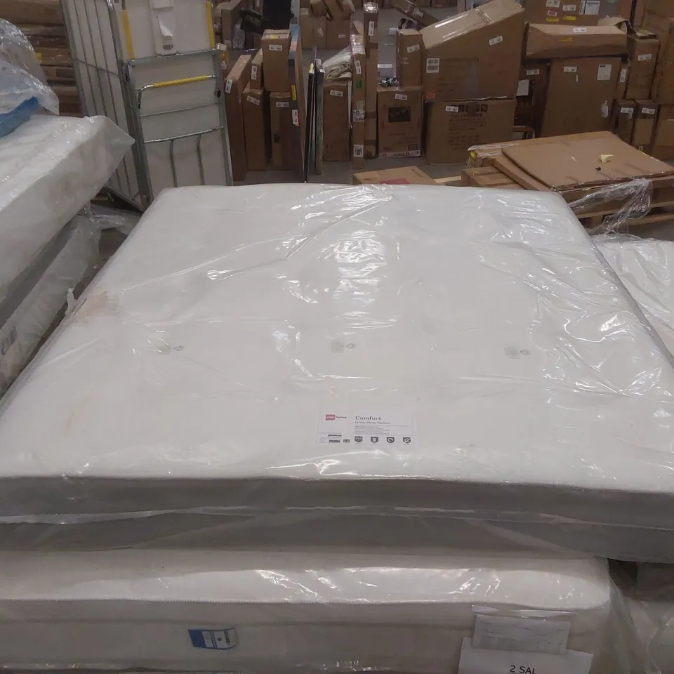 QUALITY BAGGED COMFORT ORTHO SLEEP SYSTEM 6FT KING SIZE MATTRESS 