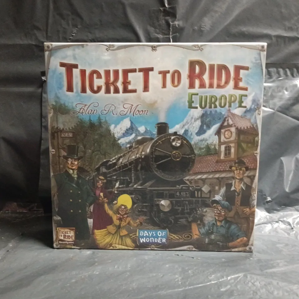 SEALED TICKET TO RIDE EUROPE DAYS OF WONDER BOARD GAME