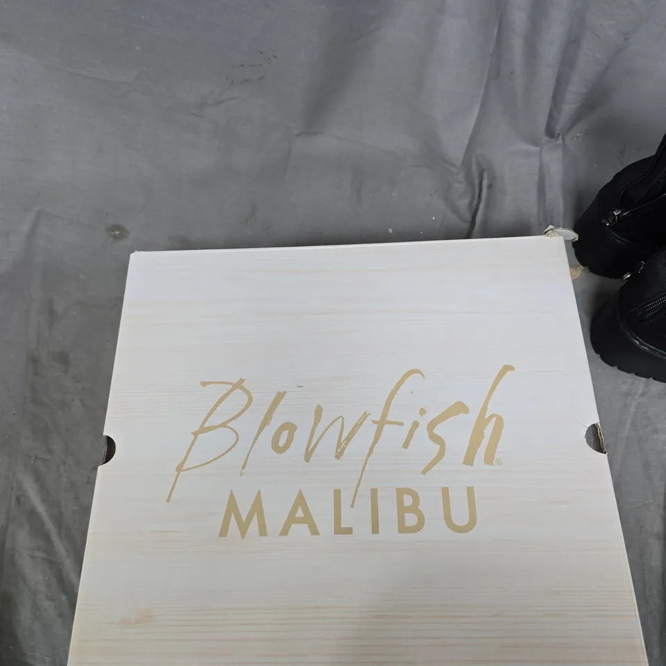 BLOWFISH MALIBU LEITH BOOTS – BLACK TUMBLEWEED, WOMEN'S LACE-UP COMBAT BOOTS, UK 7 (EU 40, US 9 1/2)