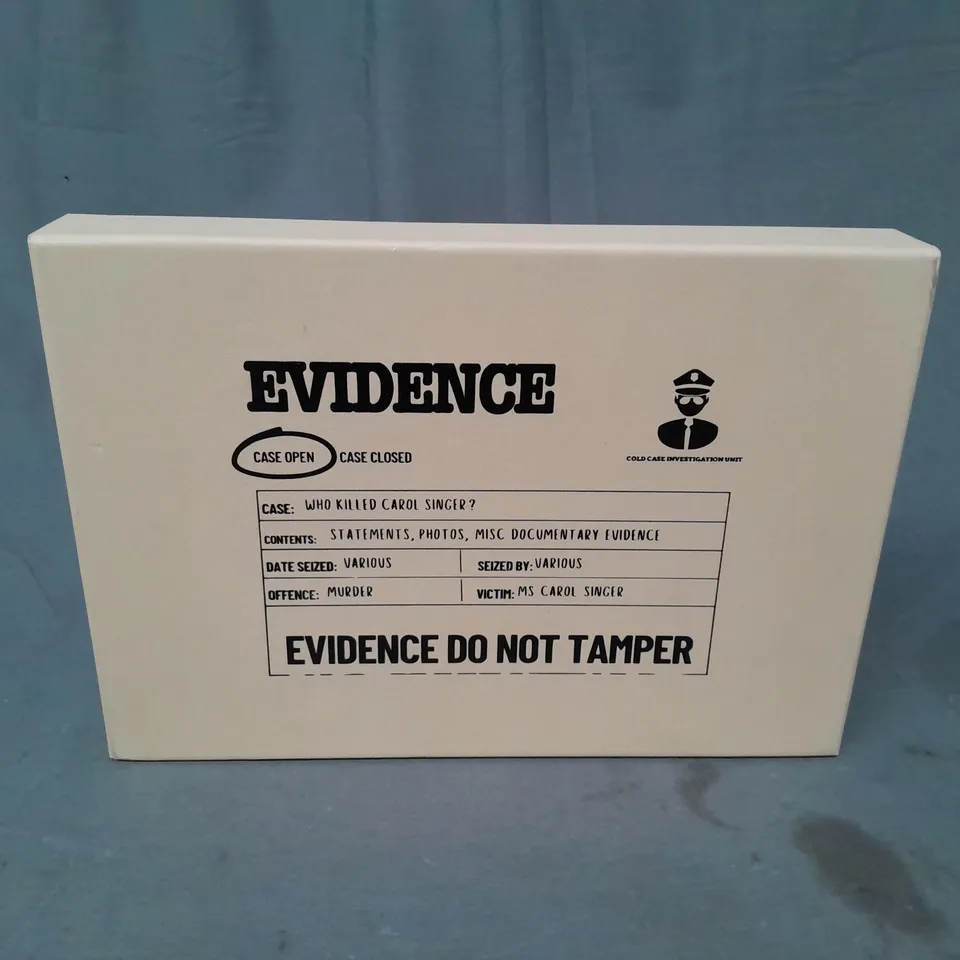 BOXED COLD CASE INVESTIGATION UNIT 