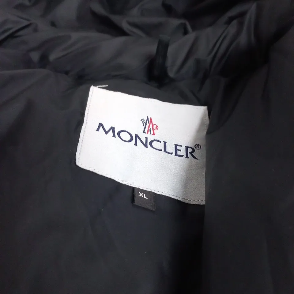 MONCLER DOWN PUFFER JACKET – MEN'S XL, BLACK