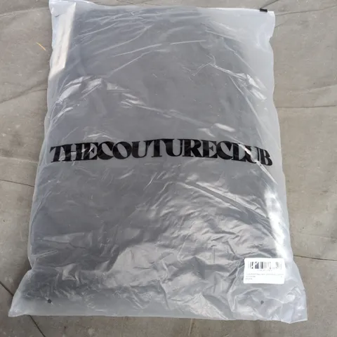 BAGGED THECOUTURECLUB MONGRAM EMBLEM FLUFFY KNIT JOGGERS IN BROWN - MEDIUM