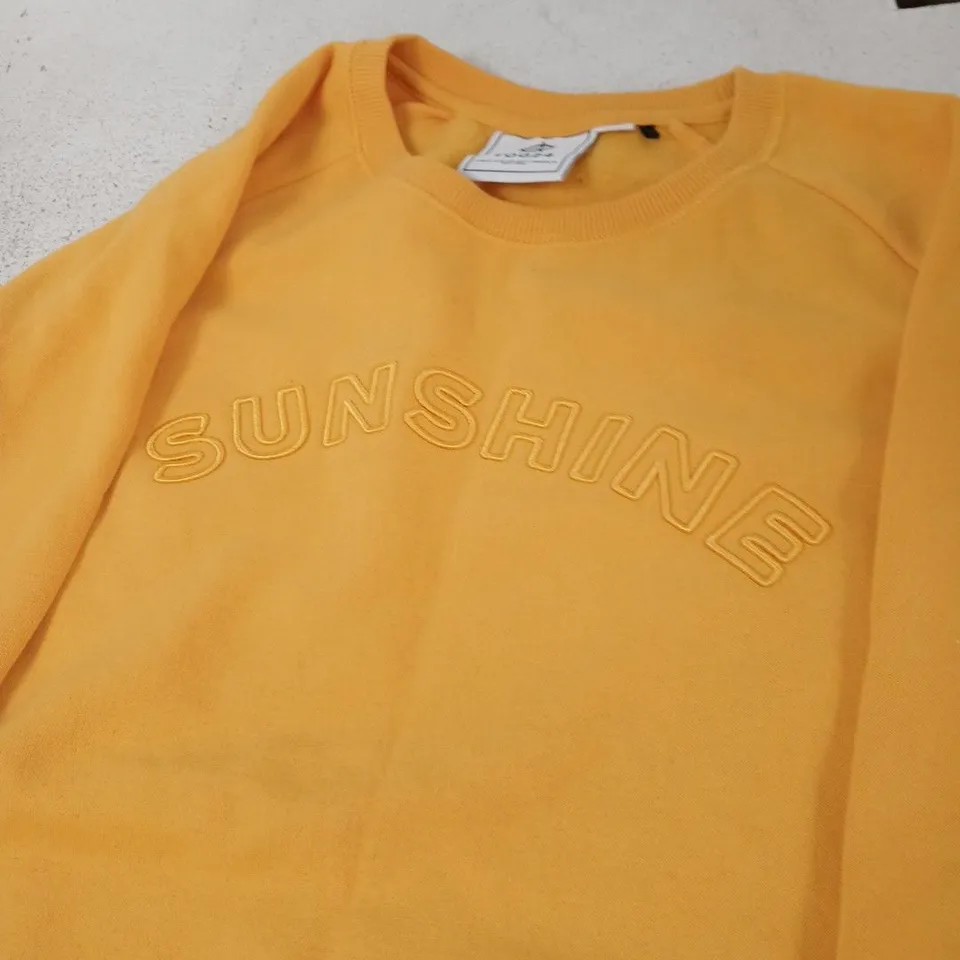 TOG24 SUNSHINE SWEATSHIRT – UK 18 (SUNSHINE YELLOW)