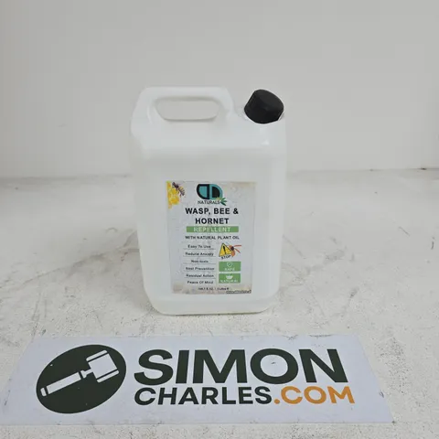 WASP, BEE & HORNET REPELLENT WITH NATURAL PLANT OIL – 5 LITRE