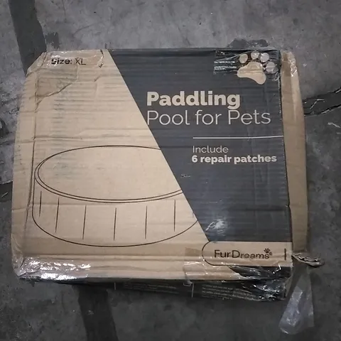 BOXED KEPLIN PADDLING POOL FOR PETS WITH PUNCTURE REPAIR KIT 