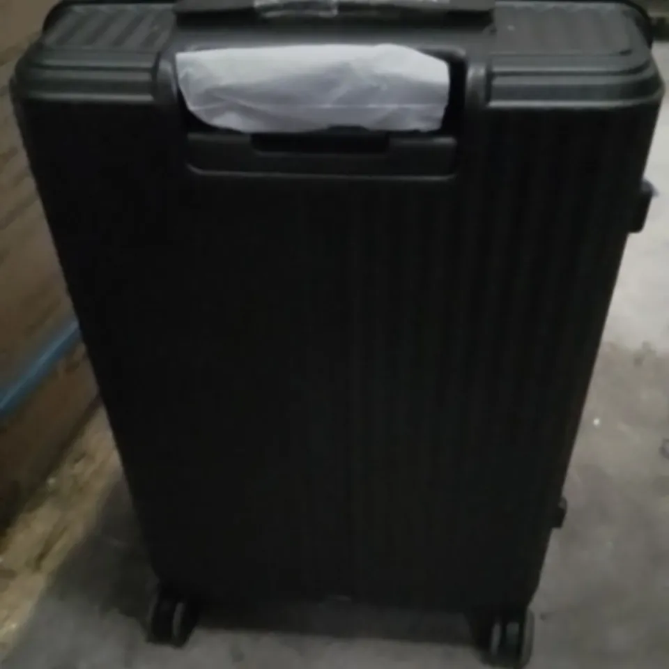 LUGG 3PCS SET SUITCASE LOCKABLE SYSTEM BLACK SUITCASES BLACK 