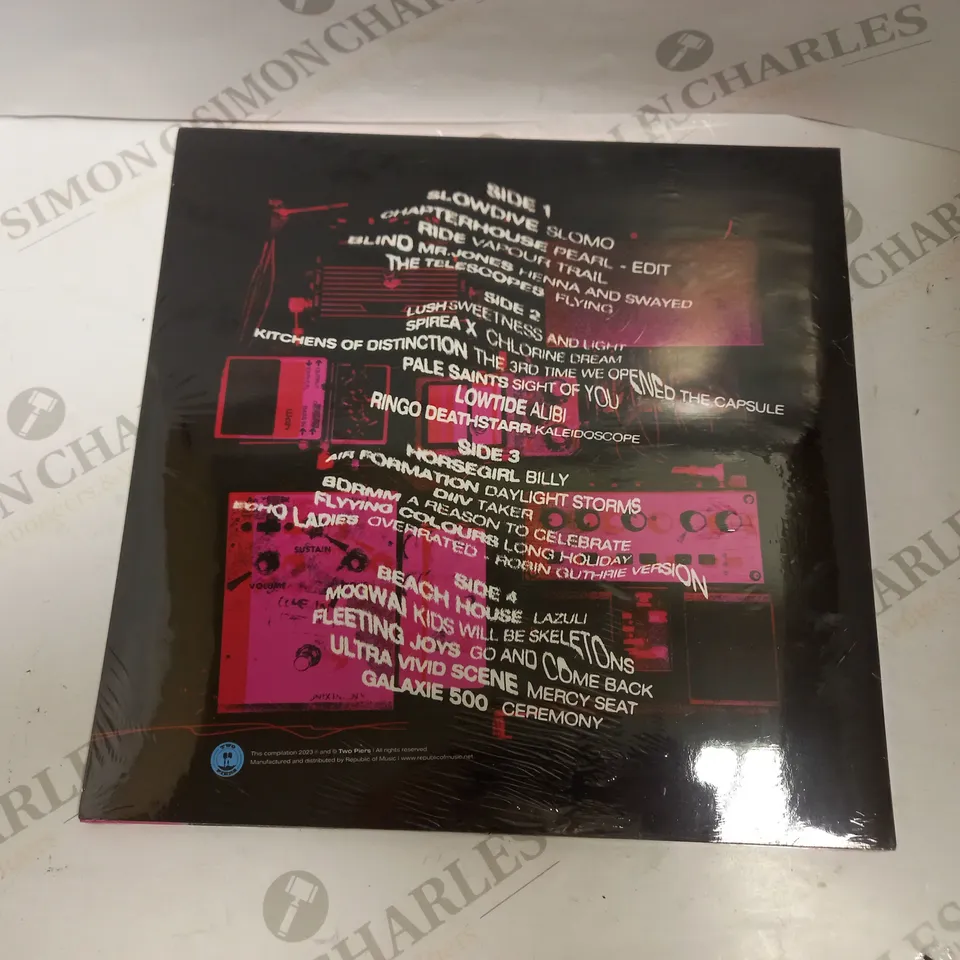 SEALED WAVES OF DISTORTION BEST OF SHOEGAZE (1990-2022) DELUXE EDITION INK SPOT EFFECT VINYL