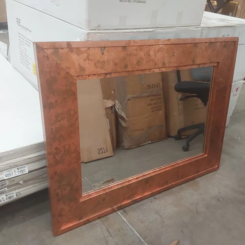 BOXED COPPER MEDIUM WALL MIRROR
