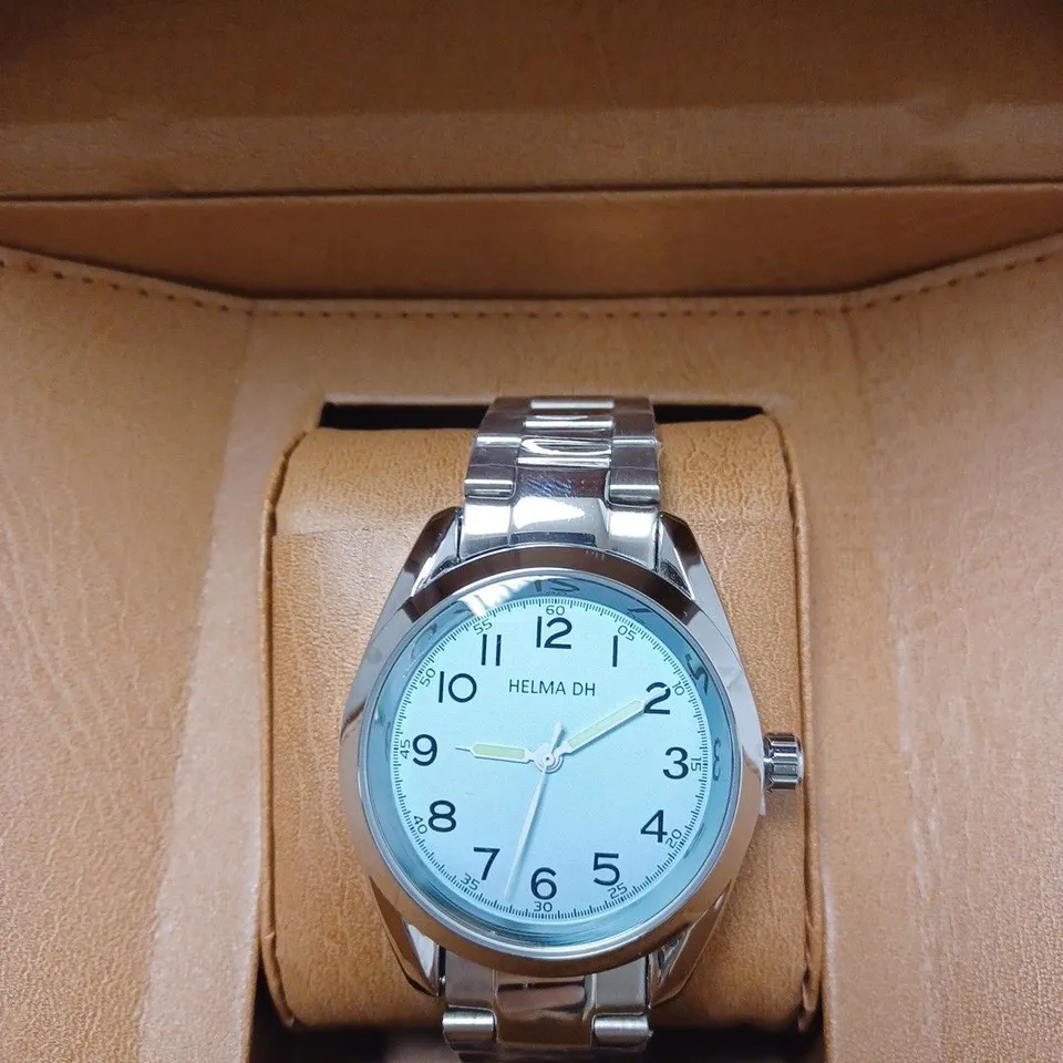 MENS HELMHA DH WATCH –  STAINLESS STEEL STRAP – 3ATM WATER RESISTANT