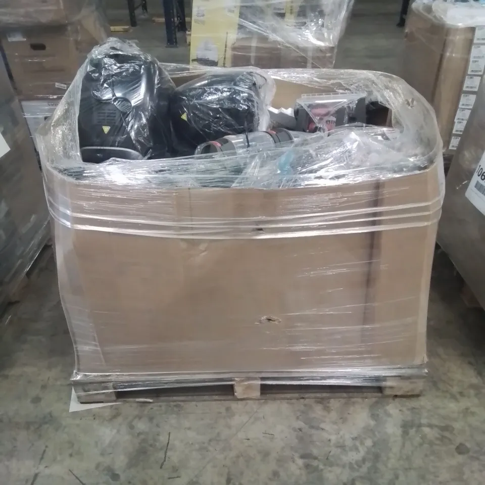 PALLET OF APPROXIMATELY 22 UNPROCESSED RAW RETURN HOUSEHOLD AND ELECTRICAL GOODS TO INCLUDE;