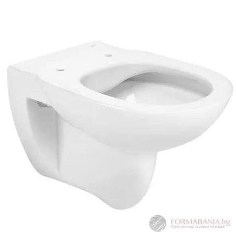 BRAND NEW BOXED DEBBA ROUND WALL HUNG RIMLESS PAN - WHITE