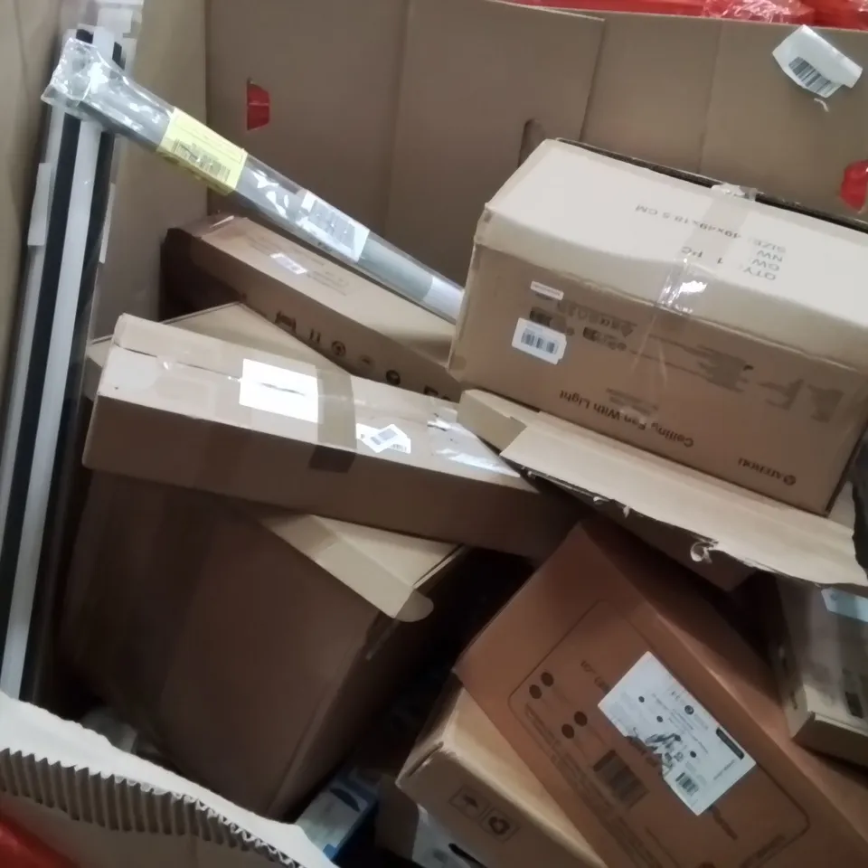 PALLET OF ASSORTED HOUSEHOLD GOODS AND PRODUCTS TO INCLUDE;TOILET SEAT PRINT,LEGO CITY,JEWELLERY BOX