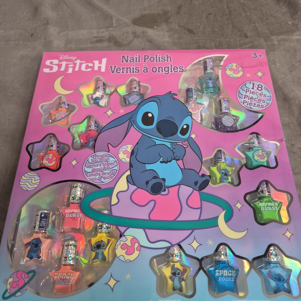 DISNEY STITCH 18 PIECE NAIL POLISH SET