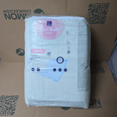 ABENA ABRI-SOFT DISPOSABLE UNDERPADS 60X60 CM (60 PCS)