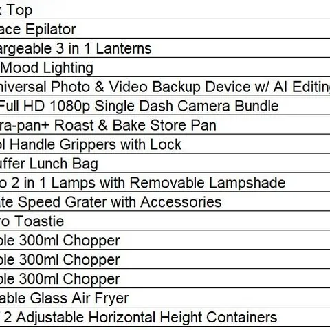 PALLET OF APPROXIMATELY 127 ASSORTED PRODUCTS TO INCLUDE;