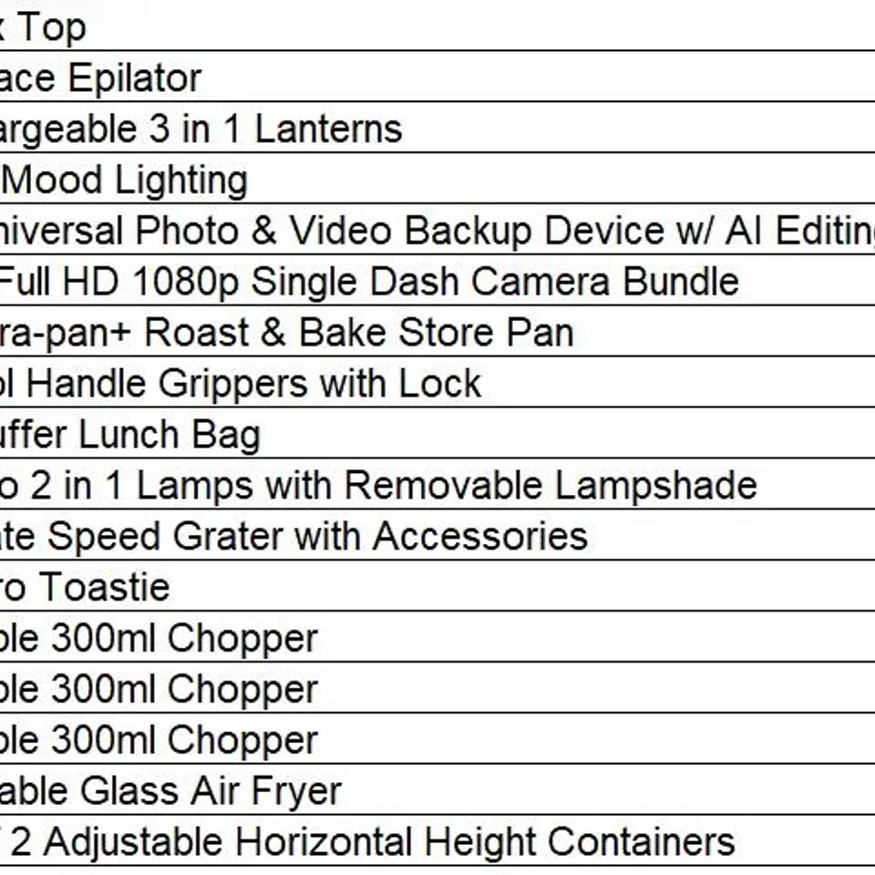 PALLET OF APPROXIMATELY 127 ASSORTED PRODUCTS TO INCLUDE;