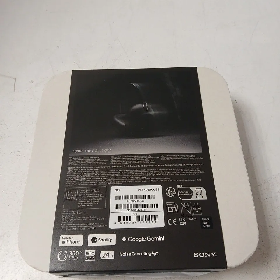 SONY WH-1000X WIRELESS HEADPHONES - THE COLLECTION (BOXED)