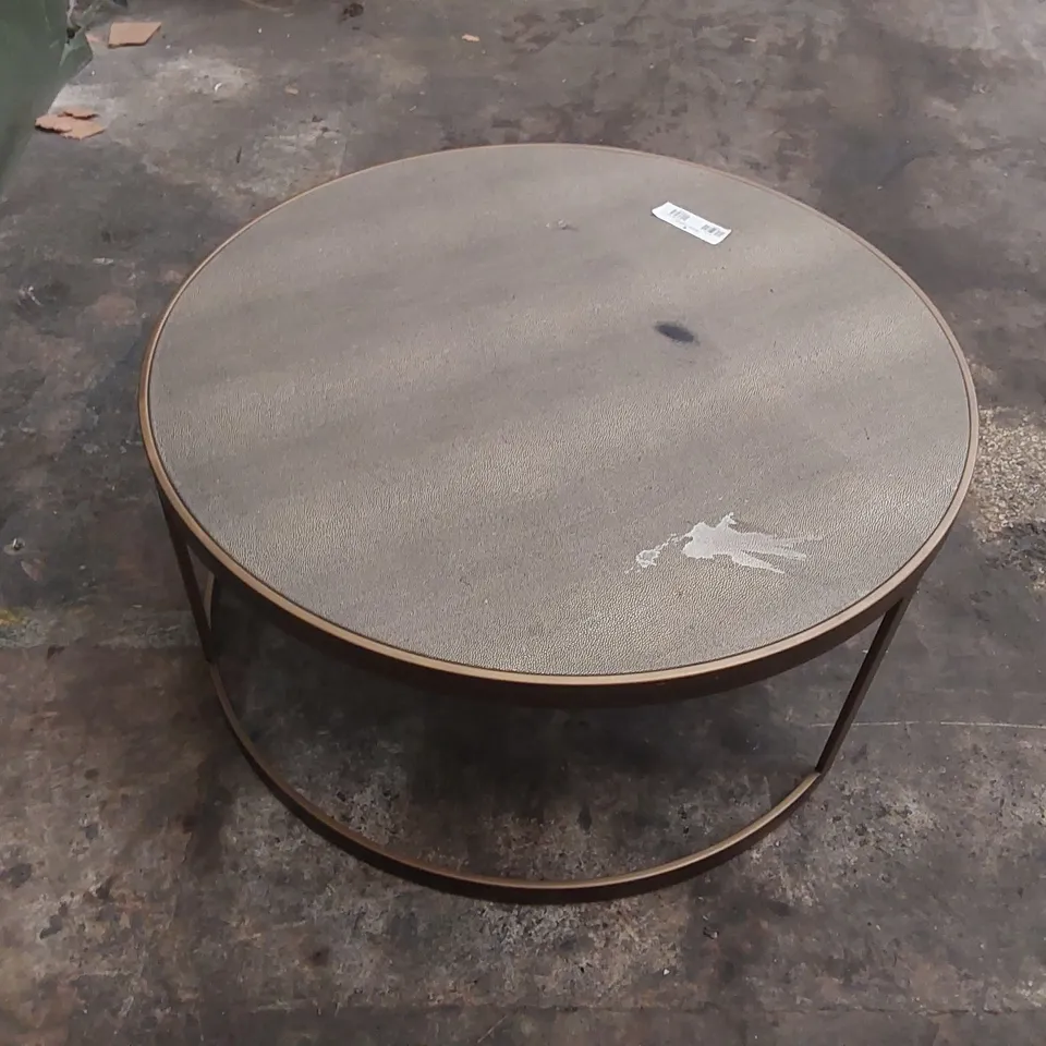 DESIGNER ROUND COFFEE TABLE