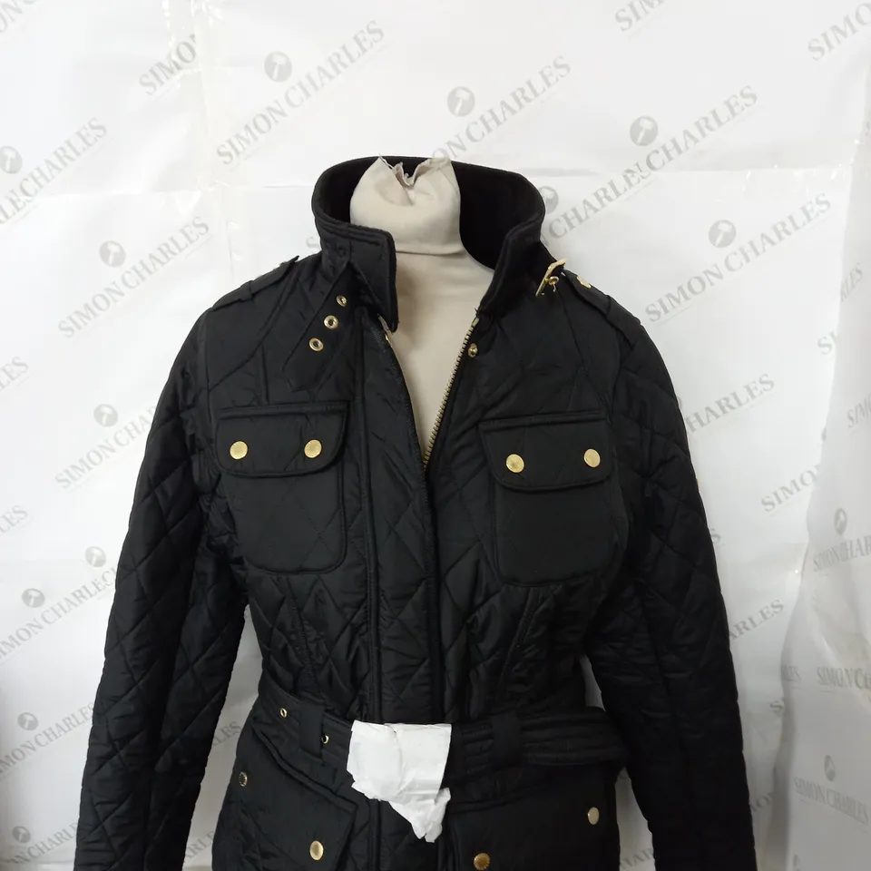BARBOUR INTERNATIONAL MONACO QULIT COAT SIZE 12