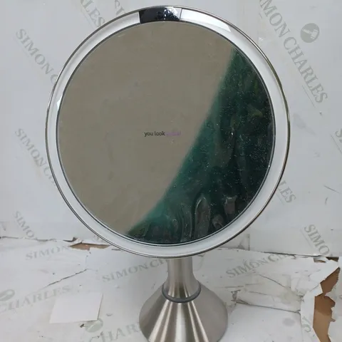 SIMPLEHUMAN 20CM SENSOR MIRROR WITH TOUCH-CONTROL BRIGHTNESS 10X MAG