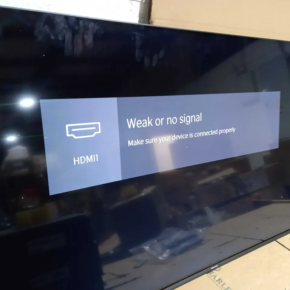 HISENSE E7HQTUK 55" SMART 4K ULTRA HD HDR QLED TV - COLLECTION ONLY