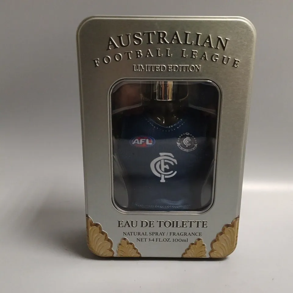 APPROXIMATELY 5 AUSTRALIAN FOOTBALL LEAGUE LIMITED EDITION EAU DE TOILETTE (5 x100ml) (CARLTON)