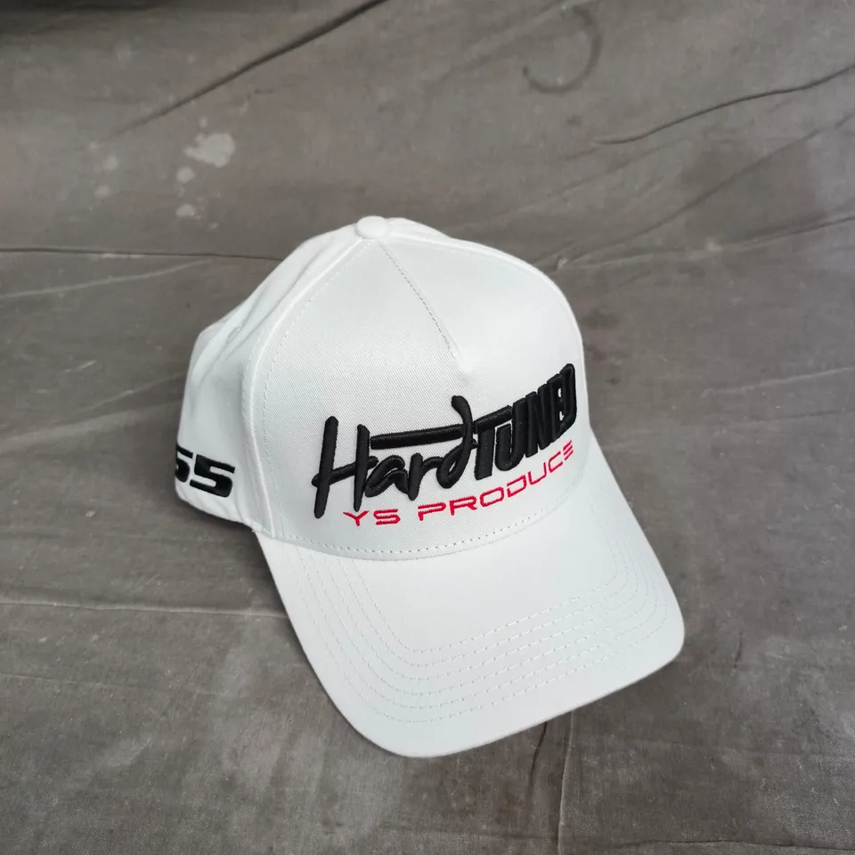 BOXED HARD TUNED YS PRODUCE CAP IN WHITE (#55 - YUUKI KAMAKURA)