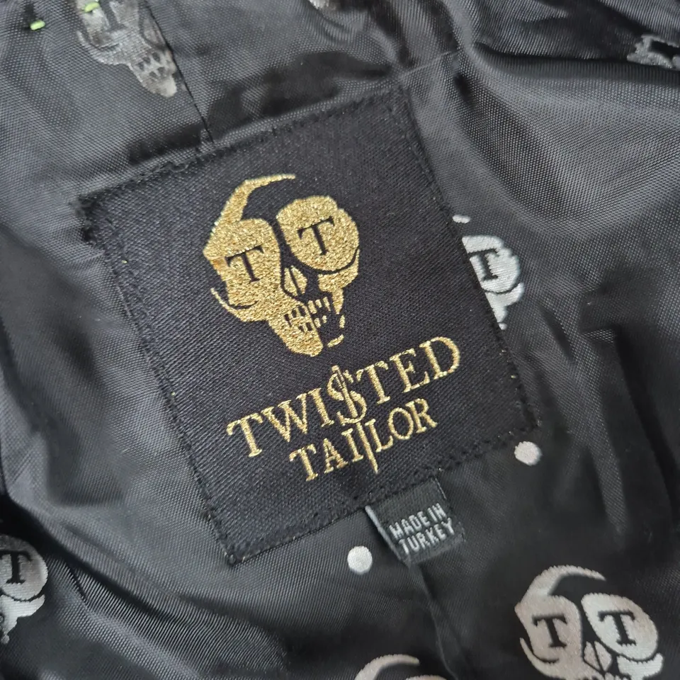 TWISTED TAILOR FLORAL JACQUARD BLAZER – MEN'S, UK 42R (EU 52R), MADE IN TURKEY
