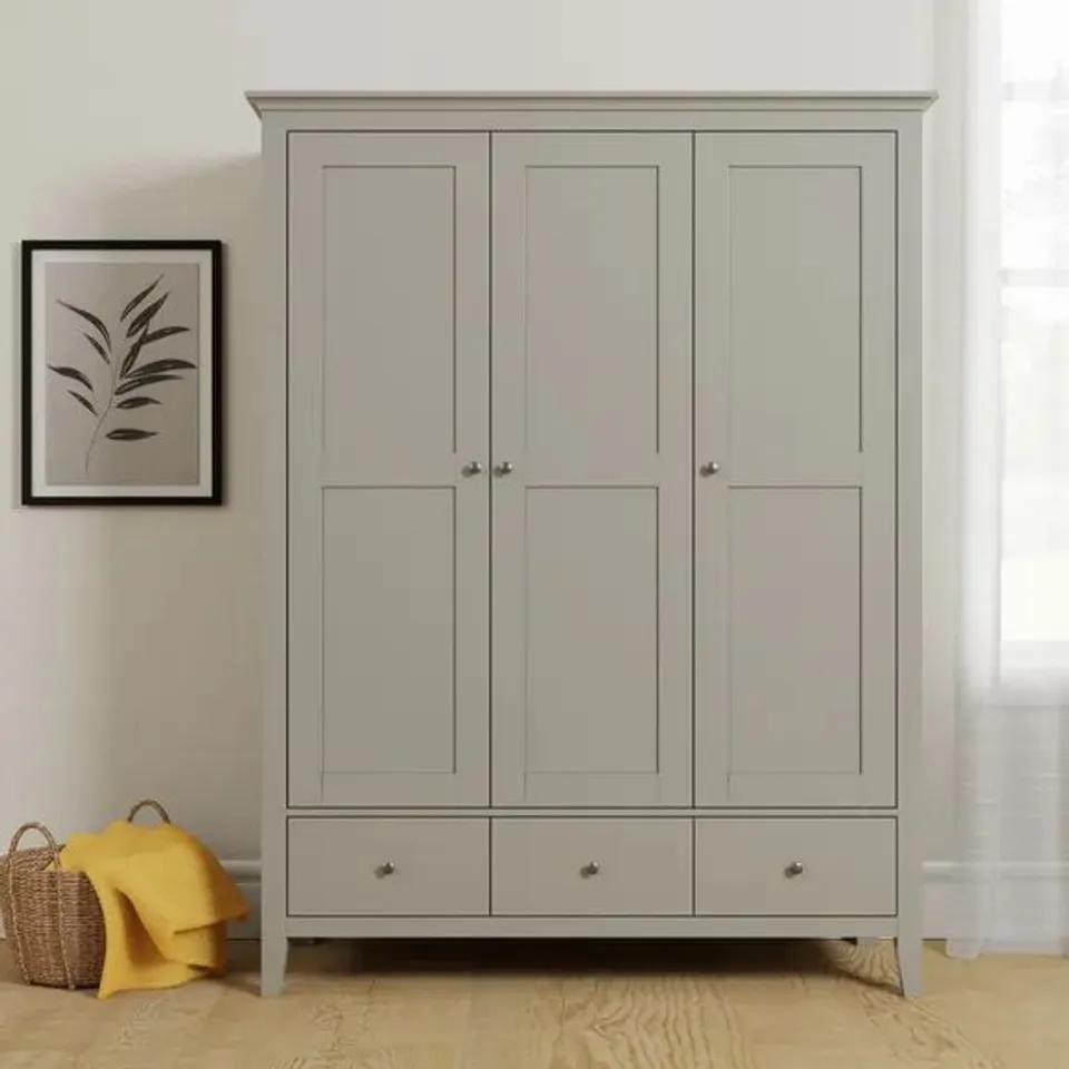 LYNTON TRIPLE WARDROBE GREY