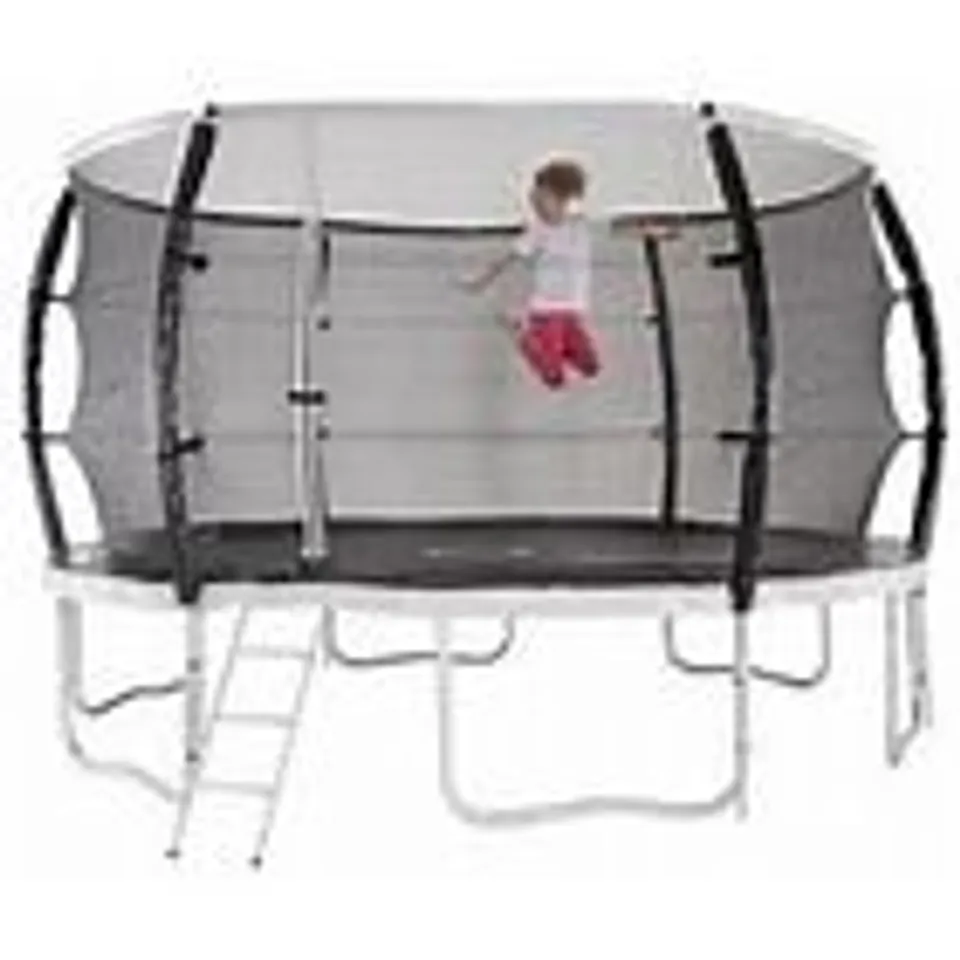 BOXED 12FT TITAN TRAMPOLINE AND ENCLOSURE WITH LADDER (4 BOXES)