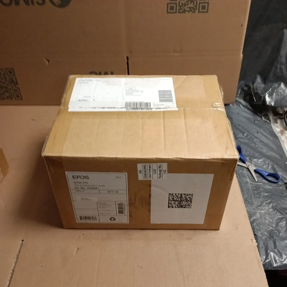 BOX OF APPROXIMATELY 8 EPOS GTW 270 GAMING EARPHONES - COLLECTION ONLY