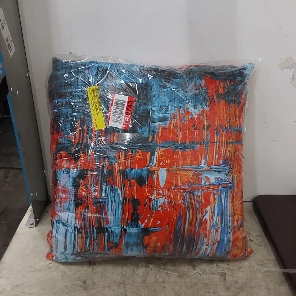 BAGGED ABSTRACT SQUARE SCATTER CUSHION 