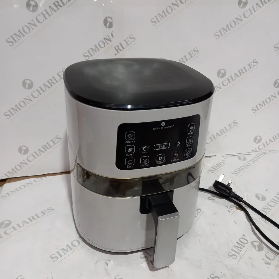 BOXED COOK'S ESSENTIALS 4.0L AIR FRYER, COOL GREY