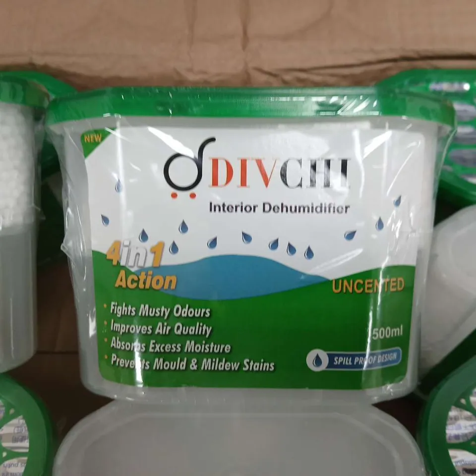 LOT OF 12 DIVCHI 500ML DEHUMIDIFIERS