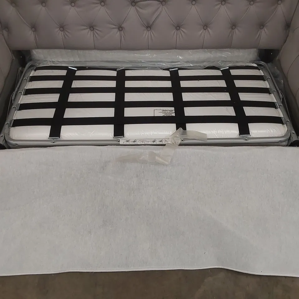 QUALITY DESIGNER 3 SEATER HIGH BACK SOFA BED