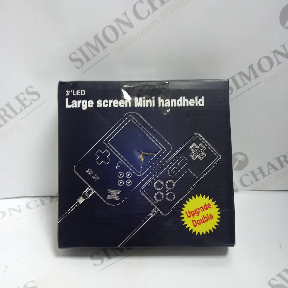BOXED UNBRANDED 3" LED SCREEN MINI HANDHELD GAMING DEVICE WITH CONTROLLER 