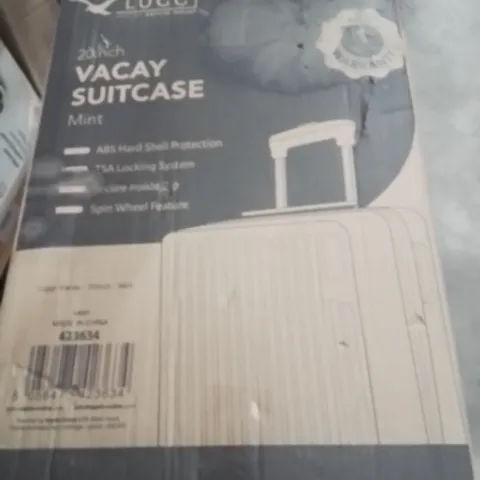BOXED LUGG 20INCH VACAY SUITCASE MINT