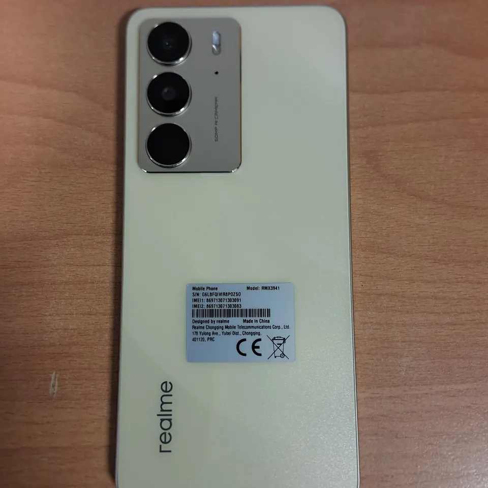 BOXED REALME C75 8GB / 128GB IN LIGHTNING GOLD - RMX3941