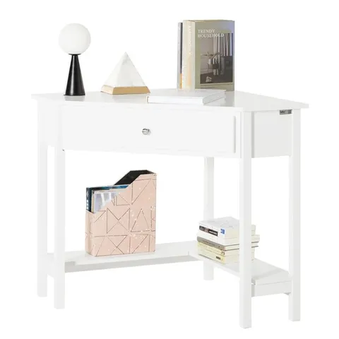 BOXED STRASBOURG WRITING DESK - WHITE (1 BOX)
