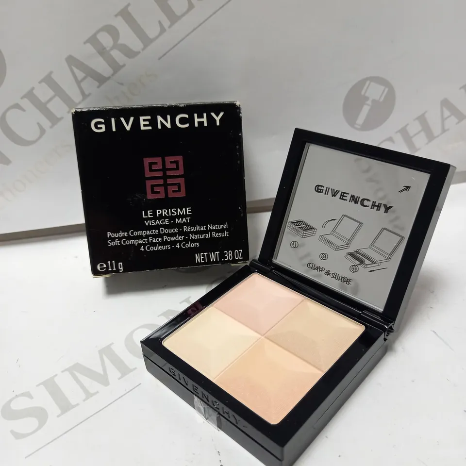 GIVENCHY LE PRISME VISAGE SOFT COMPACT FACE POWDER 4 COLORS - 83 PEACH PLUMETIS