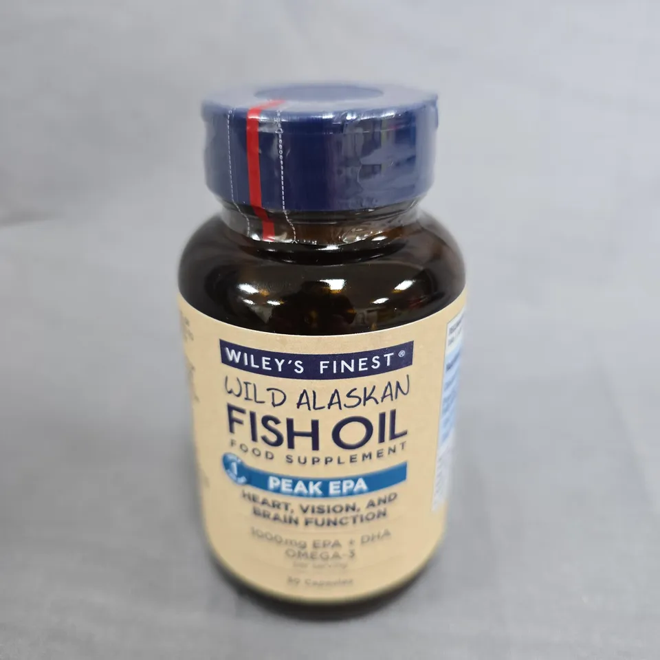 WILEY'S FINEST WILD ALASKAN FISH OIL – FOOD SUPPLEMENT, 50 CAPSULES