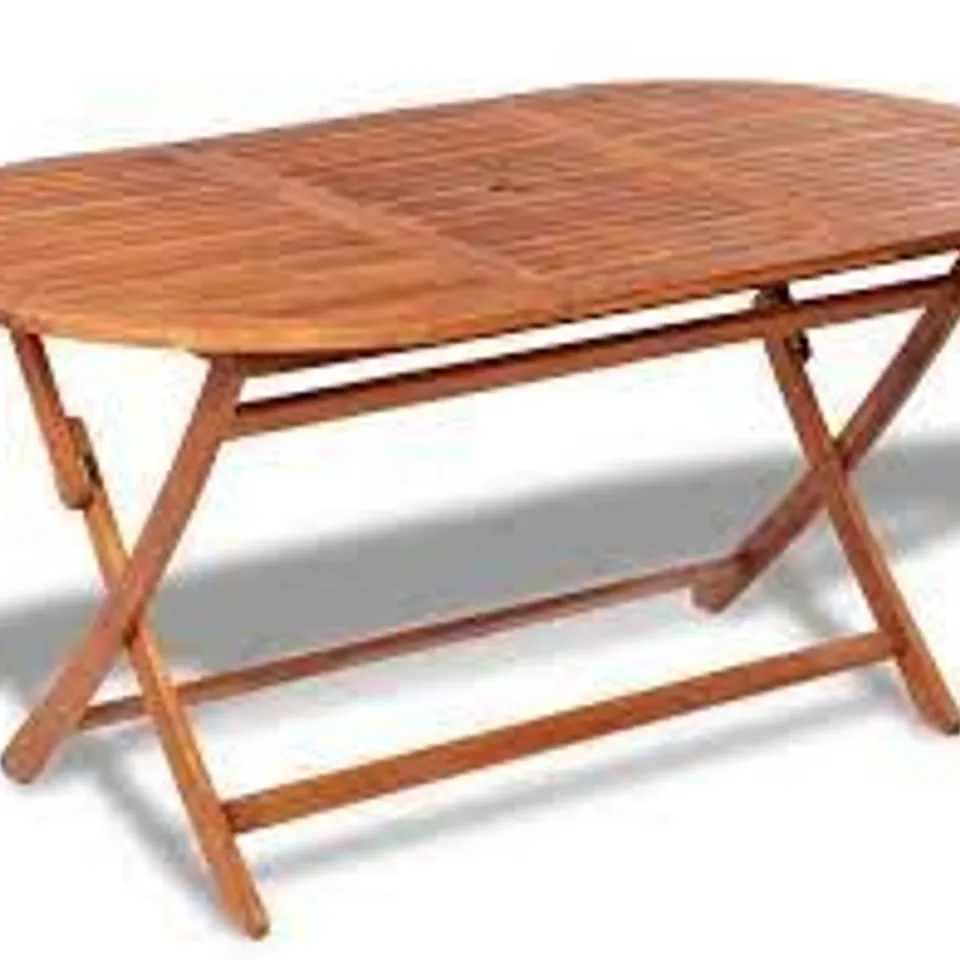 BOXED FOLDING WOODEN DINING TABLE (1 BOX)