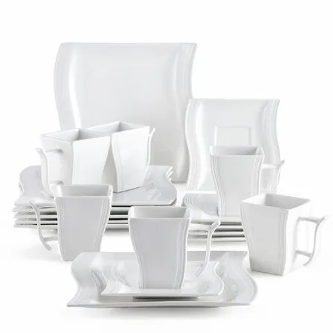 BOXED ELIJSHA APPROXIMATELY 18 PIECE DINNERWARE SET