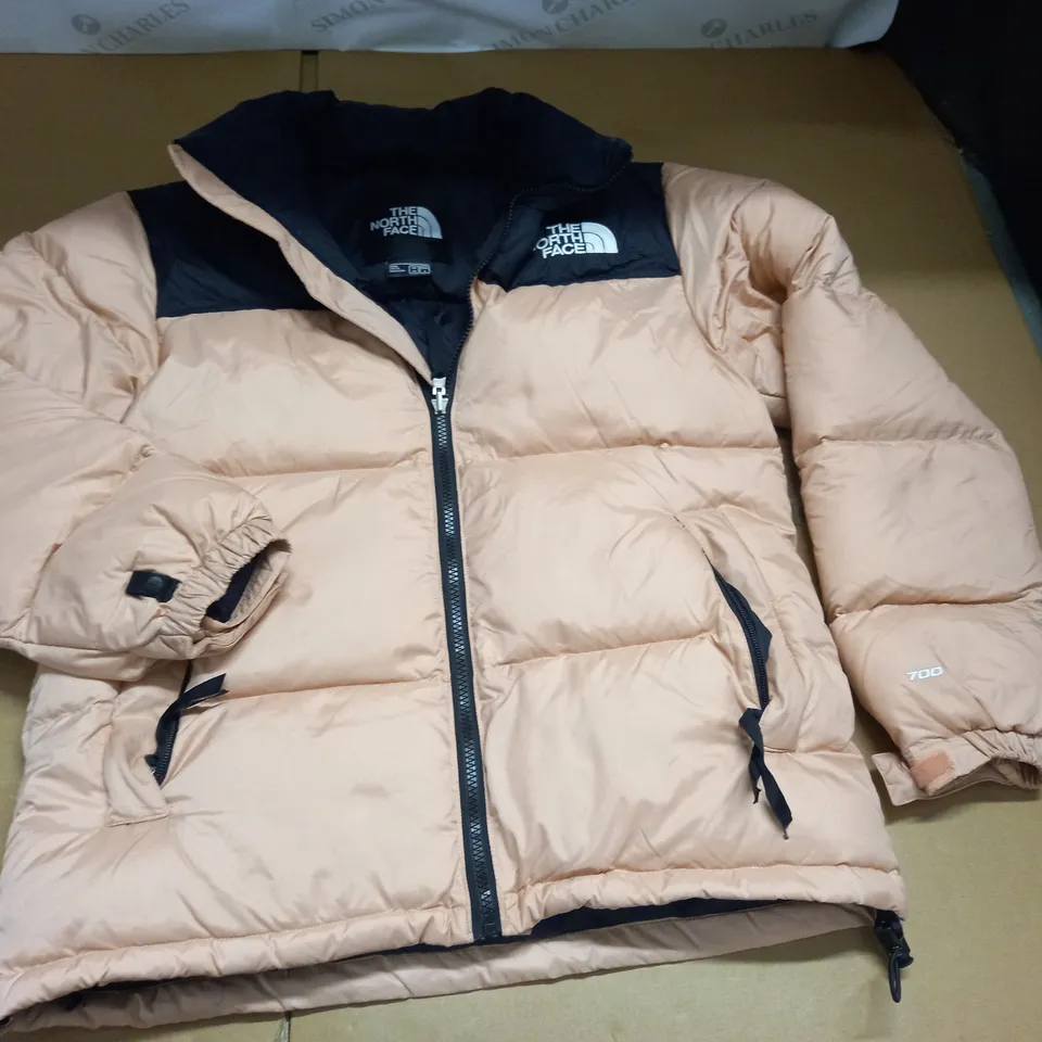 NORTH FACE PALE PINK PADDED COAT - MENS XS