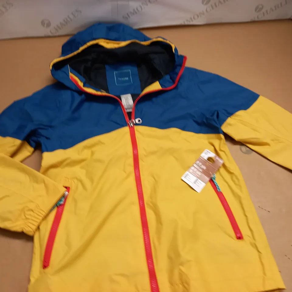 TRIBORD ZIP THROUGH KIDS COAT - 8/9 YRS